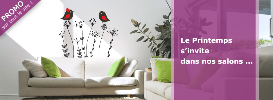 Sticker Oiseaux du Bonheur