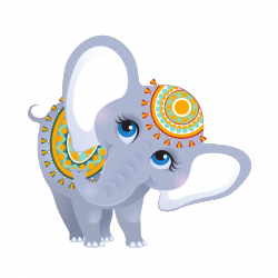 Sticker Éléphant d'Inde