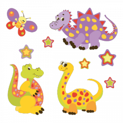 Sticker La famille Dino