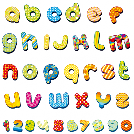 Sticker Alphabet et chiffres