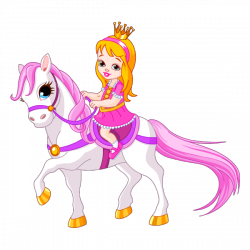 Sticker La Princesse à cheval