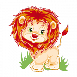 Sticker Petit lion