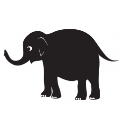 Sticker ardoise éléphant