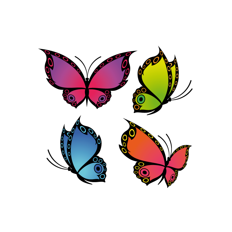 Sticker Papillon magnifique – Stickers STICKERS ANIMAUX Papillons