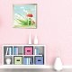 Sticker tableau campagne muguet beige