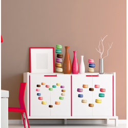Sticker Macarons Gourmand