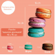 Sticker Macarons Gourmand