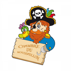 Sticker Pirate Chambre du Moussaillon