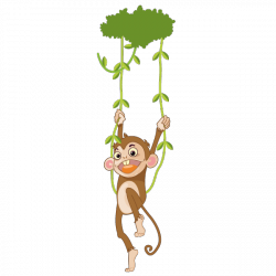 Sticker Coco le petit singe