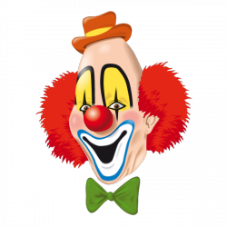 Sticker Tête de Clown