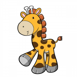 Sticker Doudou la petite girafe