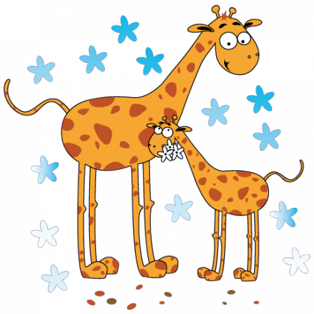 Girafes et étoiles