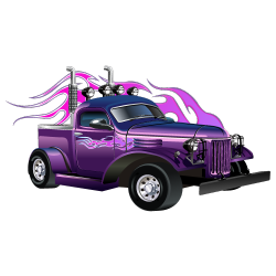 Sticker Hot rod